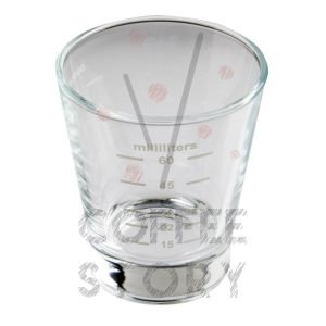 Vaso de cristal graduado